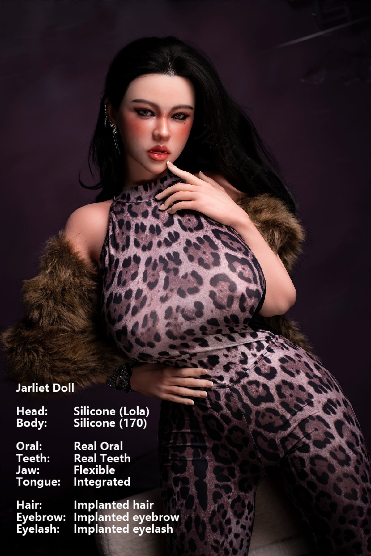 Jarliet Doll | 5ft7in Tall Big Butt Soft Gel Huge Boobs Full Body Silicone Adult Love Doll & Real Oral Silicone Head - Lola