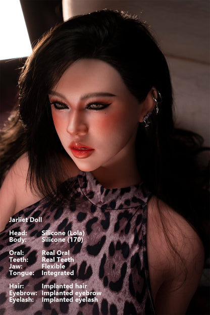 Jarliet Doll | 5ft7in Tall Big Butt Soft Gel Huge Boobs Full Body Silicone Adult Love Doll & Real Oral Silicone Head - Lola