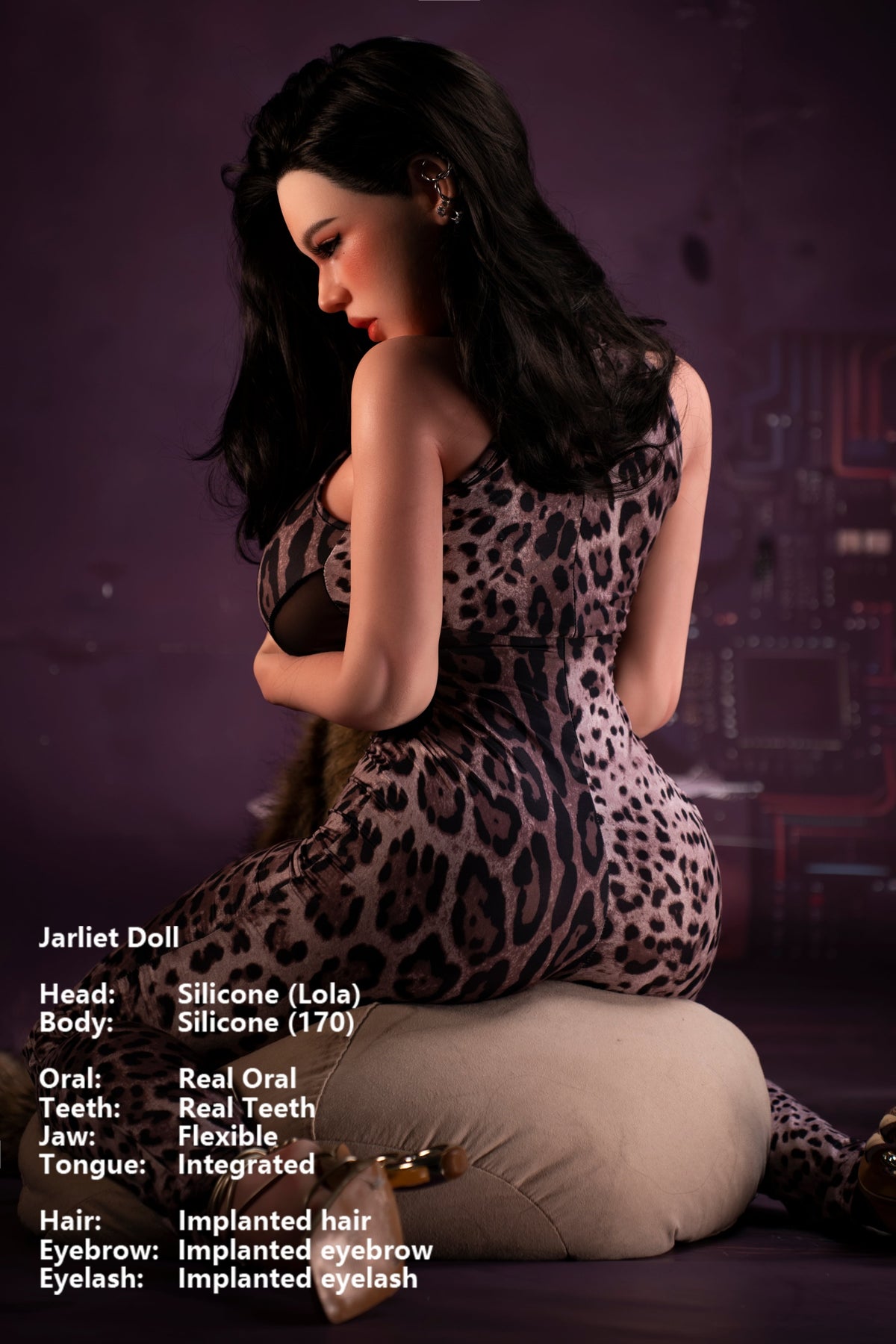 Jarliet Doll | 5ft7in Tall Big Butt Soft Gel Huge Boobs Full Body Silicone Adult Love Doll & Real Oral Silicone Head - Lola