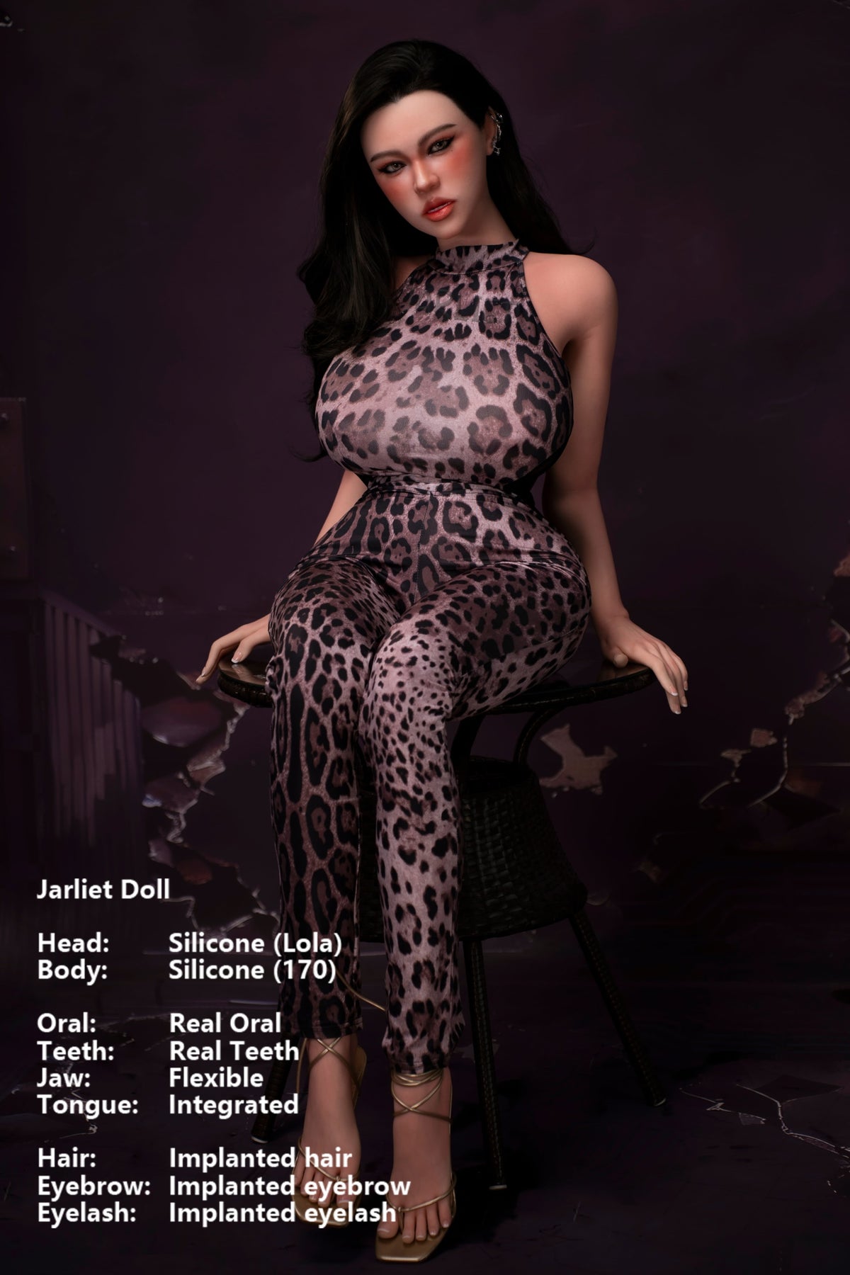 Jarliet Doll | 5ft7in Tall Big Butt Soft Gel Huge Boobs Full Body Silicone Adult Love Doll & Real Oral Silicone Head - Lola
