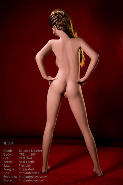 US Stock Jarliet Doll | 160cm 5ft3in African-American Hybrid Sex Doll TPE Body with ROS Silicone Head – Jessie