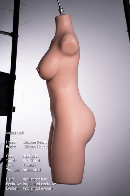 Jarliet Doll | Lifesize Gold Hair Half Body American Woman Silicone Adult Love Doll - Fiano
