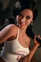 RIDMII Doll US Stock 5ft2in Tan Skin Slim Body Small Breast Hybrid Sex Doll with Silicone Head - Bella
