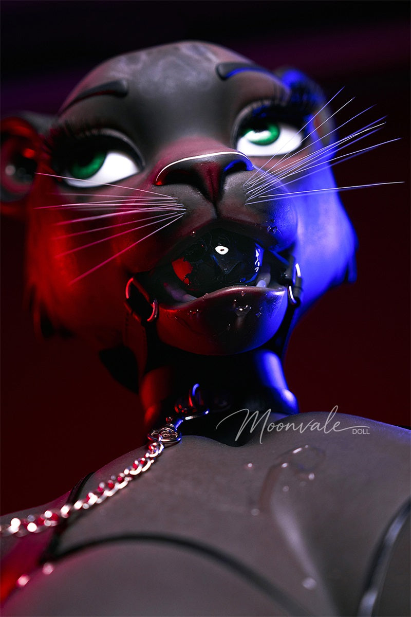 Moonvale Doll 5ft5in Furry Yiff Anthropomorphic Leopard Cat BBW Fantasy Silicone Adult Doll - Velara
