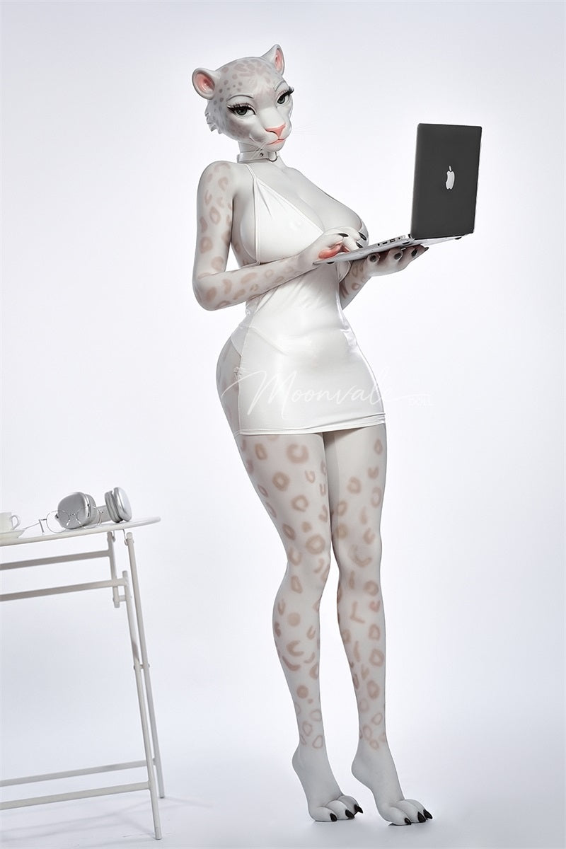 Moonvale Doll 5ft5in Moonvale 5ft5in Furry Leopard Cat Silicone Adult Doll Anthropomorphic Yiff Fantasy Doll - Velera
