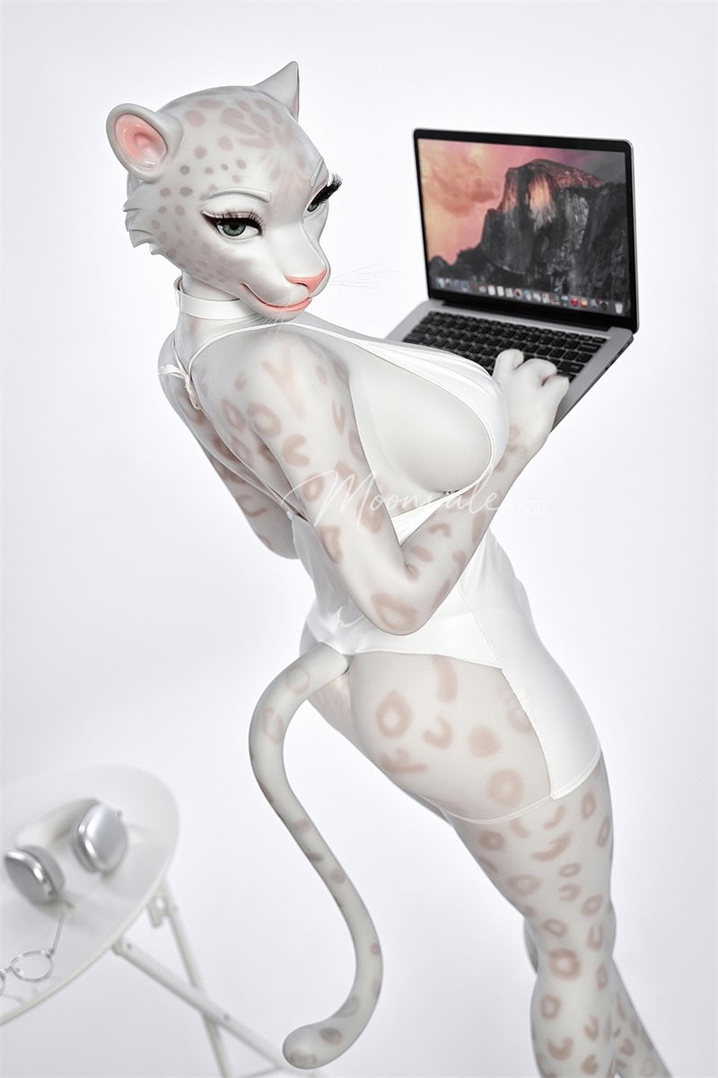 Moonvale Doll 5ft5in Moonvale 5ft5in Furry Leopard Cat Silicone Adult Doll Anthropomorphic Yiff Fantasy Doll - Velera