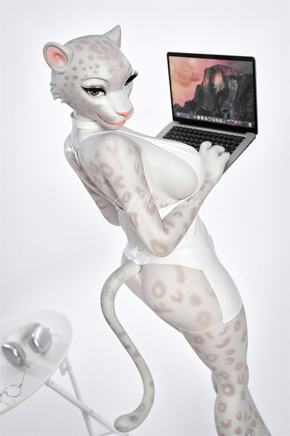 Moonvale Doll 5ft5in Moonvale 5ft5in Furry Leopard Cat Silicone Adult Doll Anthropomorphic Yiff Fantasy Doll - Velera