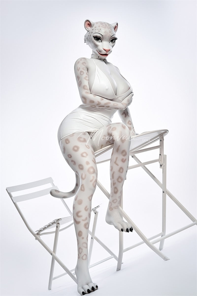 Moonvale Doll 5ft5in Moonvale 5ft5in Furry Leopard Cat Silicone Adult Doll Anthropomorphic Yiff Fantasy Doll - Velera