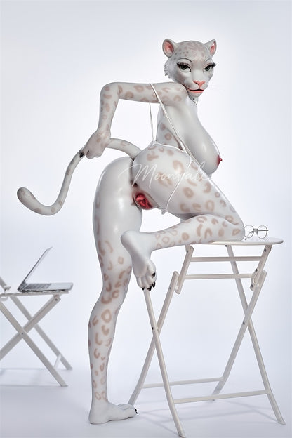 Moonvale Doll 5ft5in Moonvale 5ft5in Furry Leopard Cat Silicone Adult Doll Anthropomorphic Yiff Fantasy Doll - Velera