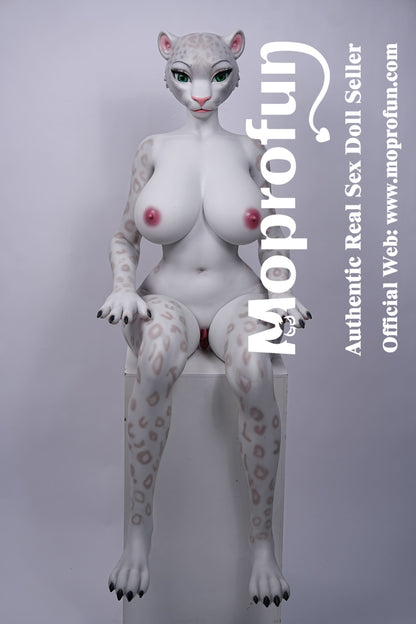 Moonvale Doll 5ft5in Moonvale 5ft5in Furry Leopard Cat Silicone Adult Doll Anthropomorphic Yiff Fantasy Doll - Velera