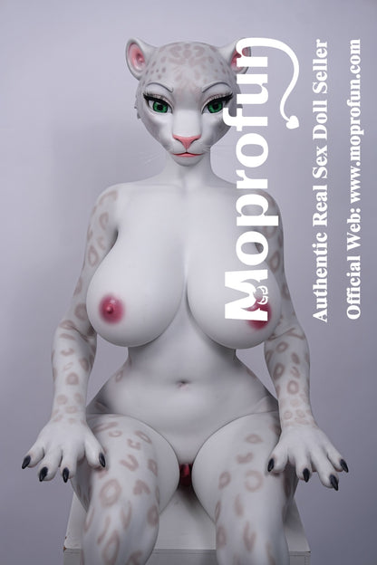 Moonvale Doll 5ft5in Moonvale 5ft5in Furry Leopard Cat Silicone Adult Doll Anthropomorphic Yiff Fantasy Doll - Velera