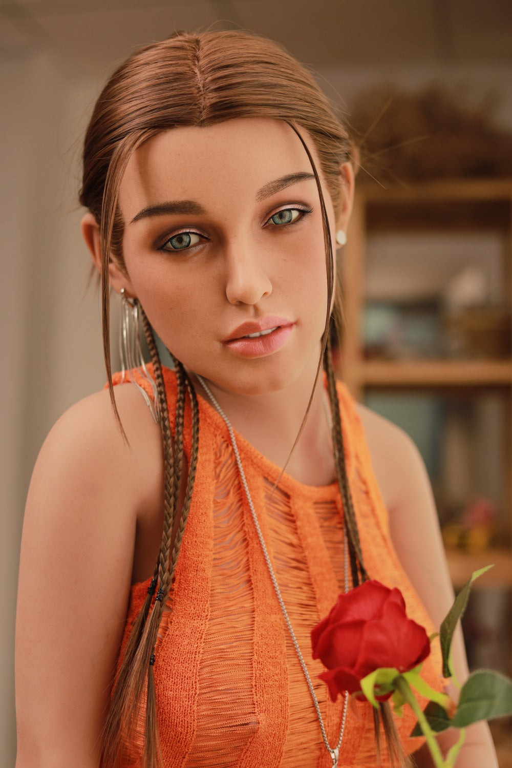Starry Doll | 170cm 5ft7in Real Full Size Sexy Blonde Girl Silicone Sex Doll with Implanted Hair-  Maisie