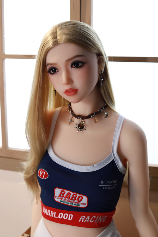 Adult Doll in USA | Rifrano Doll 155cm 5ft1in White Skin Blonde Hair Slim Body Flat Chest TPE Sex Doll - Kiana