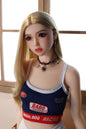 Adult Doll in USA | Rifrano Doll 155cm 5ft1in White Skin Blonde Hair Slim Body Flat Chest TPE Sex Doll - Kiana