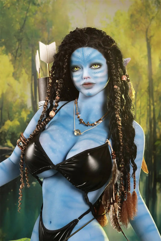 Starry Doll | 165cm 5ft5in Realistic Blue Skin Cosplay Alien Avatar Style TPE Adult Sex Doll for Collectors - Zoe Saldana