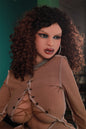 Sex Doll in USA | Rifrano Doll 165cm 5ft5in Light Brown Skin Curly Hair Black Sexy Woman TPE Sex Doll - Nia
