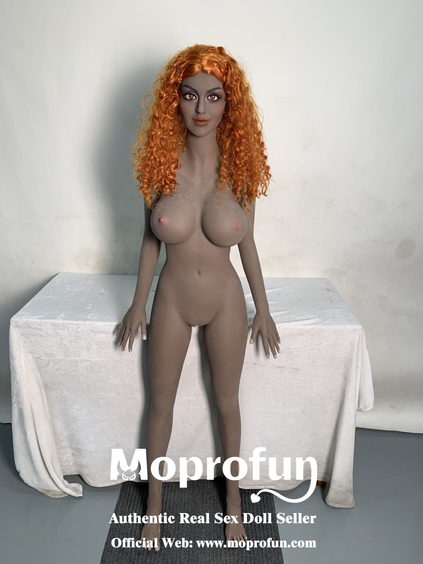 US Stock | Rifrano Doll 163cm 5ft4in Blonde Hair Black Skin TPE Sex Doll for Single Man - Pl