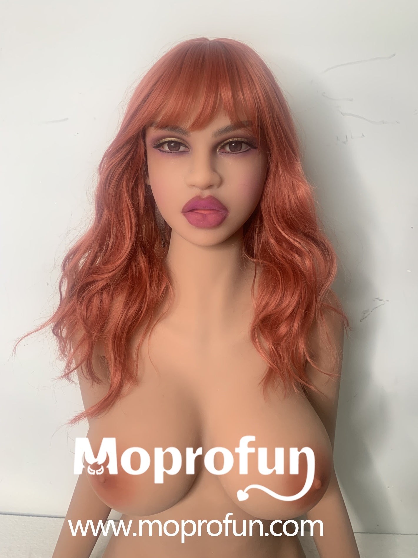 Sex Doll in USA | Rifrano Doll 165cm 5ft5in Light Brown Skin Auburn Red Hair Black Woman TPE Sex Doll - Tanisha