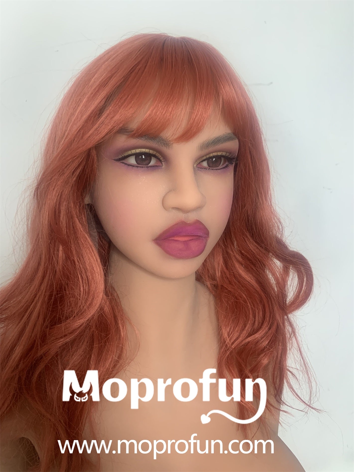 Sex Doll in USA | Rifrano Doll 165cm 5ft5in Light Brown Skin Auburn Red Hair Black Woman TPE Sex Doll - Tanisha