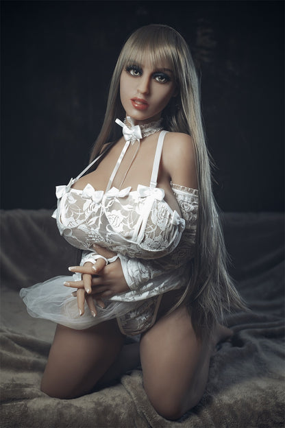 US Stock RRA Doll Tan Skin Fat Body Big Beautiful Woman Blonde Hair Mature Busty Sex Doll - Mety