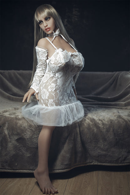 US Stock RRA Doll Tan Skin Fat Body Big Beautiful Woman Blonde Hair Mature Busty Sex Doll - Mety