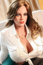 US Stock | Rosretty Doll Blonde Hair Huge Jelly Breast Alluring Mature Hybrid Sex Doll with Silicone Head - Delilah