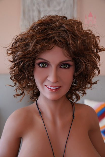 Dolls Castle | 155cm 5ft1in Lifelike Gigantic Ultra Busty Lifesize Real Love Doll for Chest Fetishist - Voluptuous Veronica