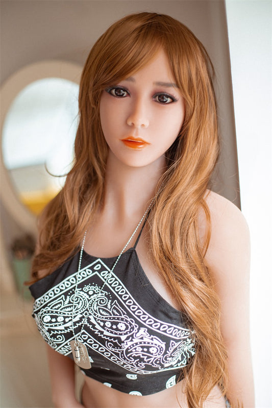 US Stock | AIBEI Doll 158cm 5ft2 Small Breast Blonde Hair TPE Sex Doll - Seren