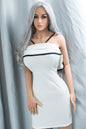 US Stock | AIBEI Doll 158cm 5ft2 Silver Hair Big Breast TPE Sex Doll - Mina