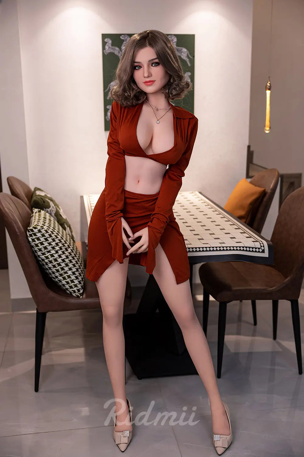 RIDMII Doll US Stock | 163cm 5ft4in MILF Mature Woman Hybrid Sex Doll with Silicone Head - Krista
