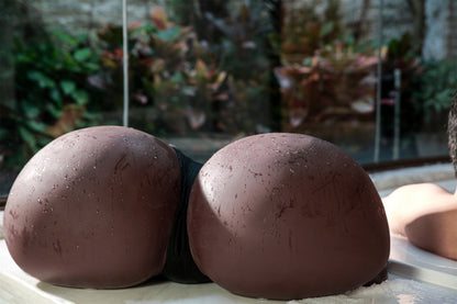 Climax Doll 1:1 Life Size Lifelike Black Skin Super Big Butt Torso Sex Doll Male Masturbator - R3