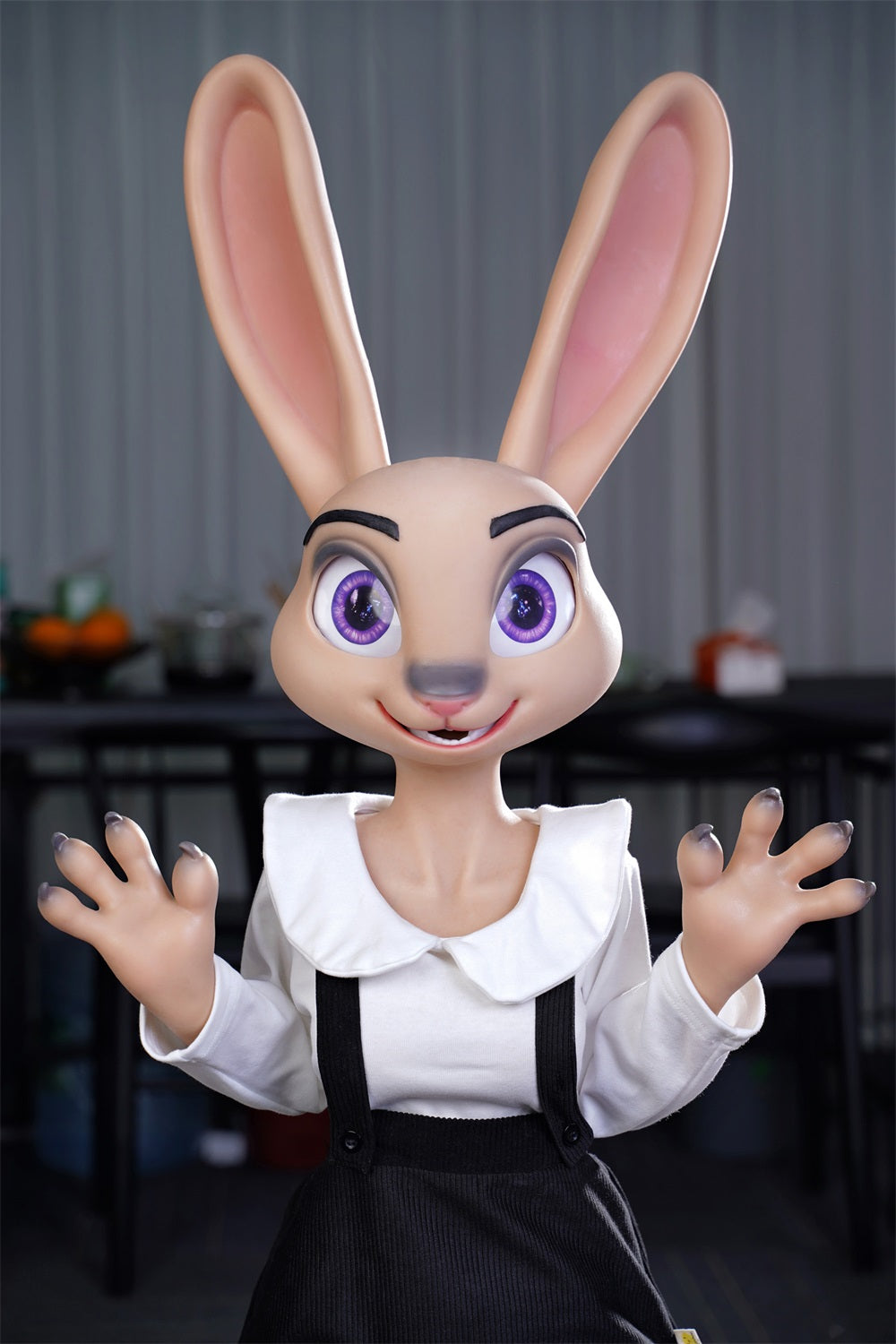 Dolls Castle Lifelike Bunny Animal Rabittie Style Silicone Furry Fantasy Doll - Rabit