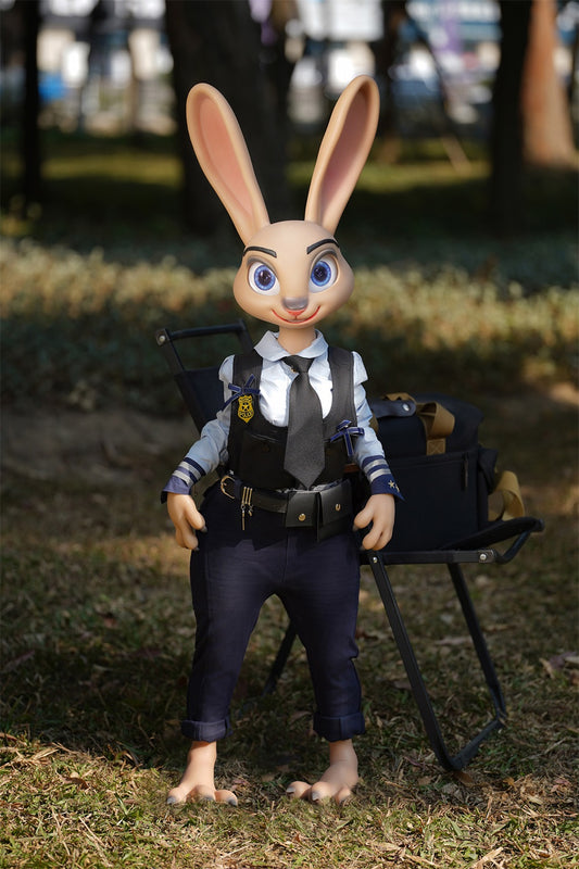 Dolls Castle Life Size Realistic Bunny Animal Rabittie Silicone Furry Fantasy Doll - Rab
