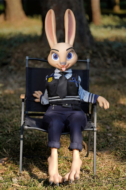 Dolls Castle Life Size Realistic Bunny Animal Rabittie Silicone Furry Fantasy Doll - Rab