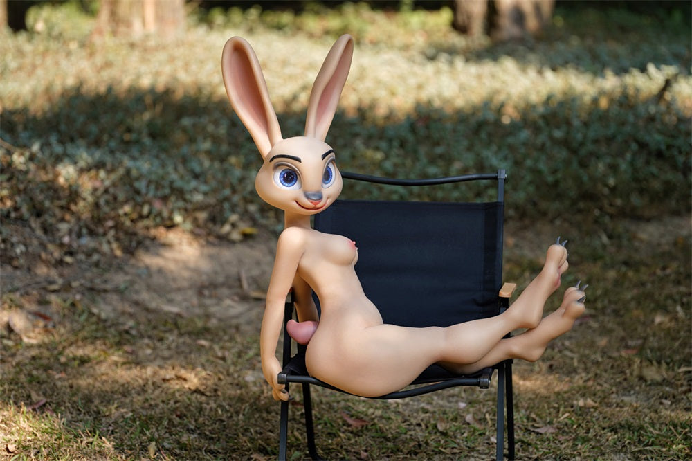 Dolls Castle Life Size Realistic Bunny Animal Rabittie Silicone Furry Fantasy Doll - Rab