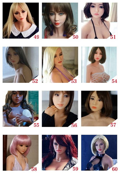 SY Doll | Single Realistic Soft TPE Head with Wig