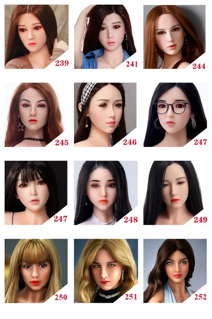 SY Doll | Single Realistic Soft TPE Head with Wig