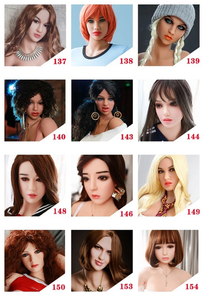 SY Doll | Single Realistic Soft TPE Head with Wig