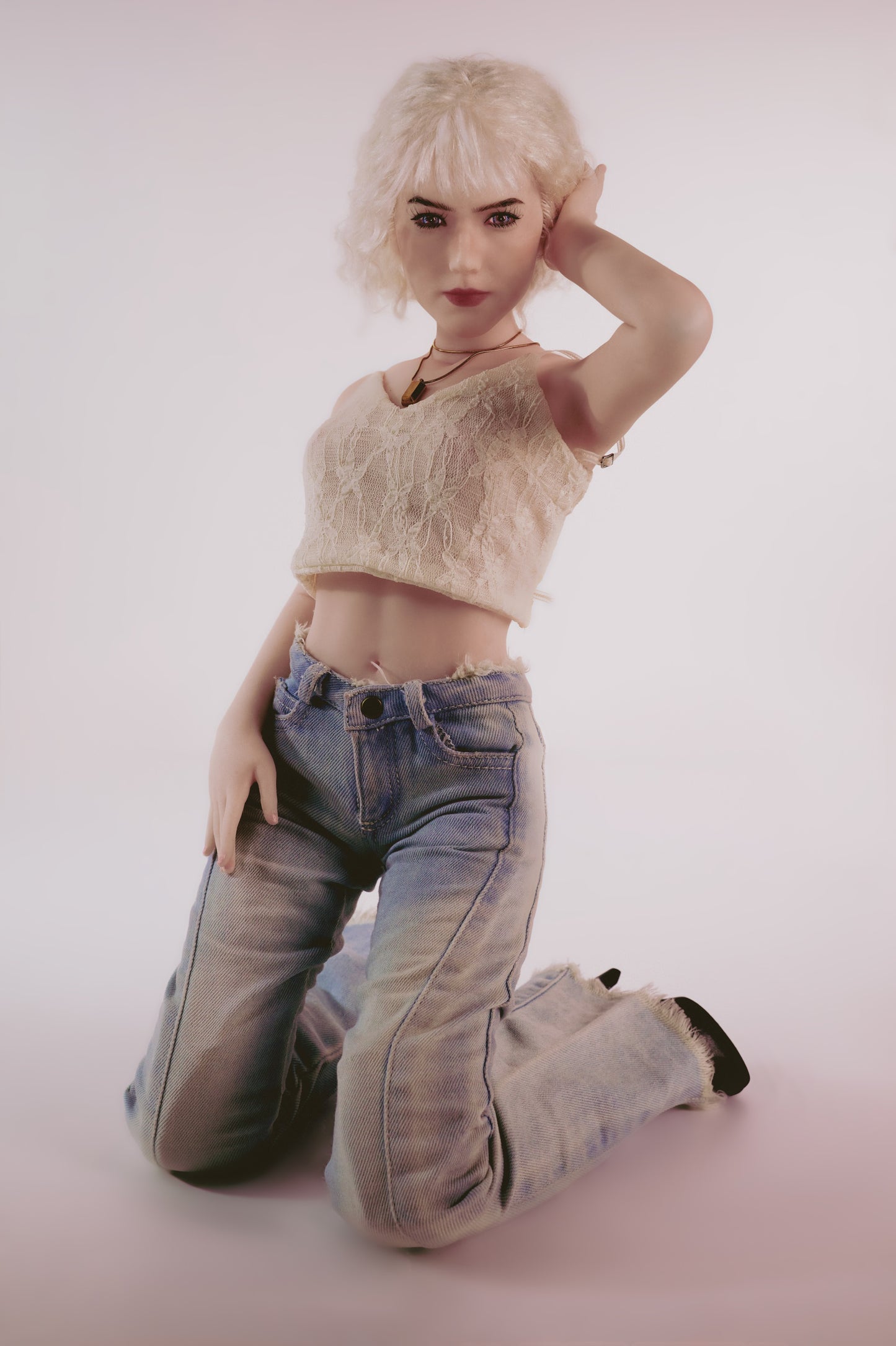 Climax Doll | Scale Model Mini Silicone Model Anime Figure Hyper Realistic Human Replica Adult Doll for Collector - S Tara