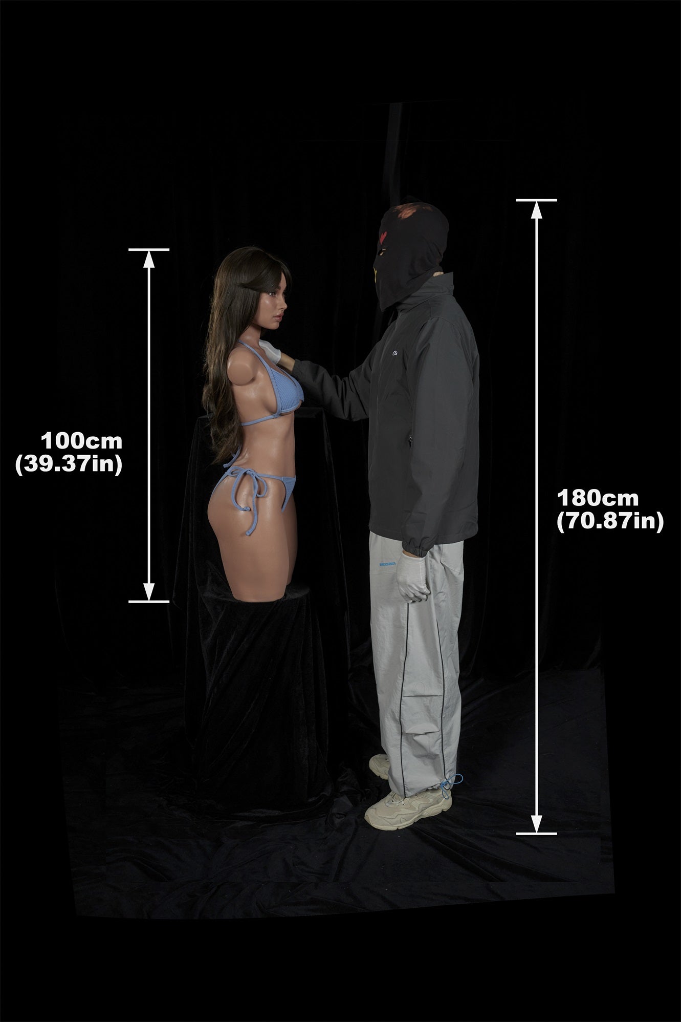 Climax Doll | Realistic Silicone Half Body E Cup Adult Doll Torso for Oral Vagina Anal Sex - Morgan ULW 882#