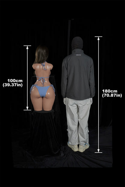 Climax Doll | Realistic Silicone Half Body E Cup Adult Doll Torso for Oral Vagina Anal Sex - Morgan ULW 882#