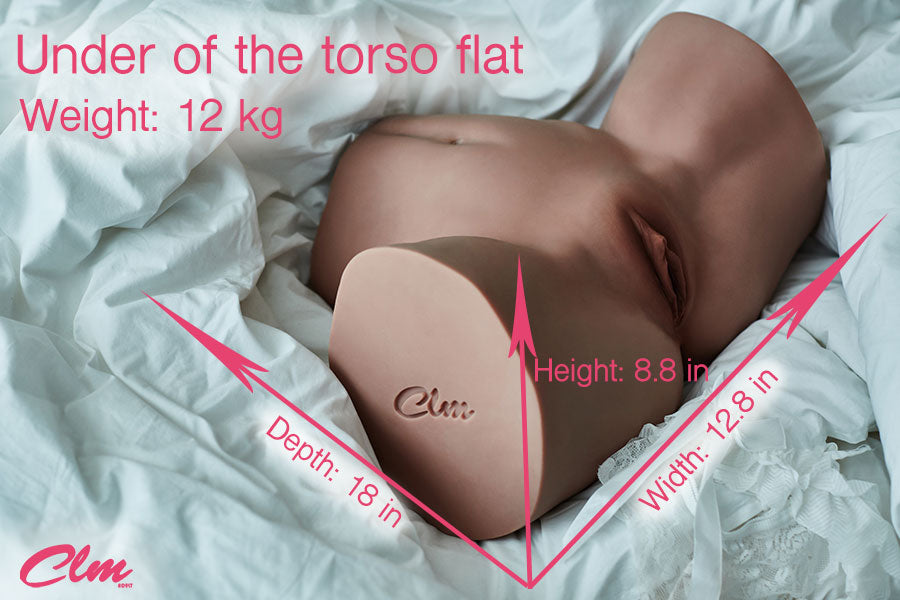 Climax Doll Tan Skin Small Size Compact Butt Torso Adult Sex Doll Male Masturbator - R5