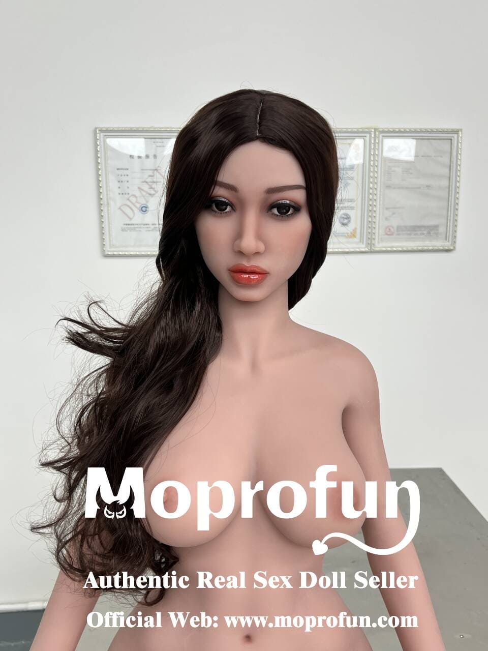 EU Stock AIBEI Doll | Spain 4ft11in Ultra Soft Gel Breast Black Hair Full Size Adult TPE Real Doll for Single Man - Nikita