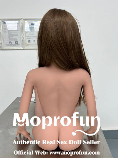 AIBEI Doll in USA | Cheap Lifesize Full Size Small Breasts Slim Body Blonde Hair TPE Sex Doll - Nili