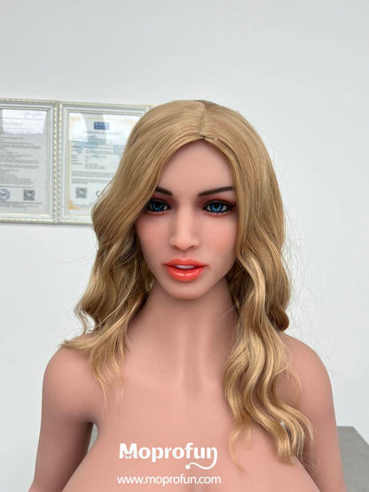 AIBEI Doll | 153cm 5ft Huge Gel Breast Blonde Girl Chubby Adult TPE Sex Doll - Natasha