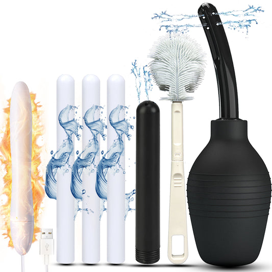 Care Kit Set Drying Stick Cleaning Brush Heating Rod Vagina Anal Washer | Sex Doll Accessories