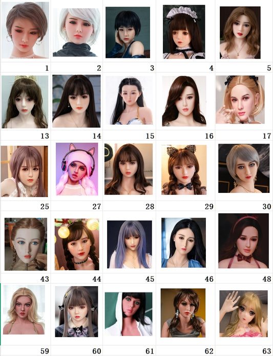 DIMU DOLL | Single TPE Head with Wig | Easy to Swap, Endless Possibilities