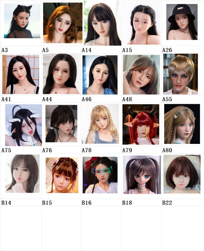 DIMU DOLL | Single Silicone Head | Hyper-Realistic Beauty, Effortless Versatility