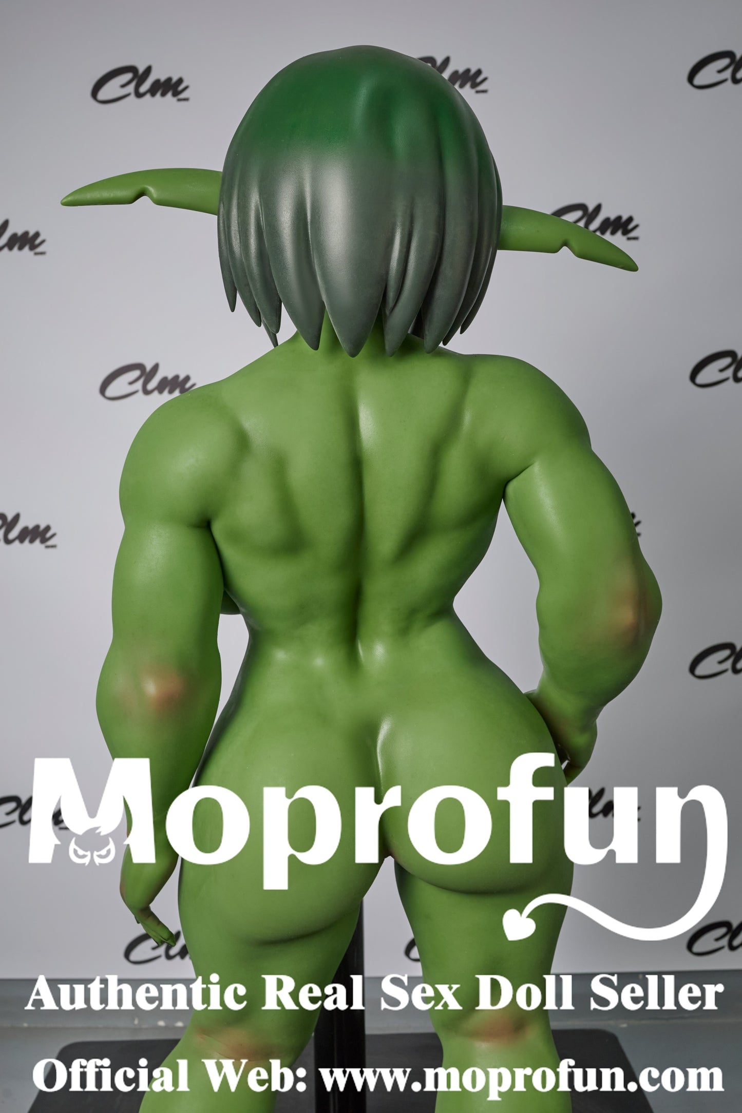 Climax Doll | Life Size Realistic Green Skin Cosplay Monster Goblin Style ACG Anime Silicone Material Doll - Barza
