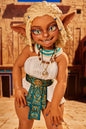CLM Classic Goblin Girl Realistic Scale ACG Anime Cosplay Silicone Figure Doll for Doll Collector - Si70 AT Kaela